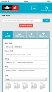 Biletall Acente Uygulaması screenshot 2