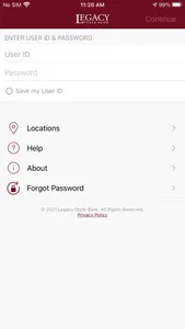 Legacy State Bank Mobile screenshot 0