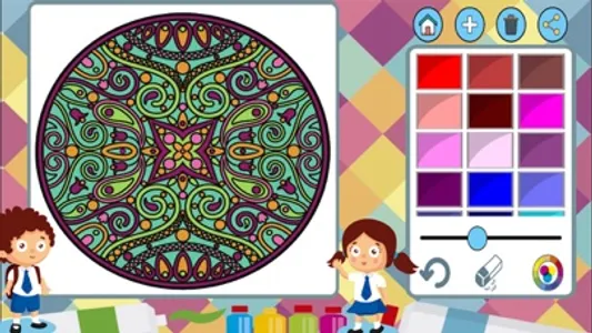 Mandalas to paint - coloring book to draw screenshot 0