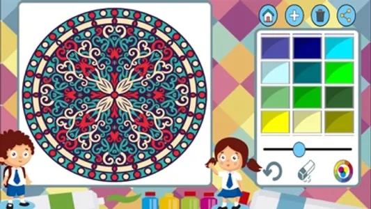 Mandalas to paint - coloring book to draw screenshot 1