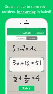 Cymath - Math Problem Solver screenshot 0