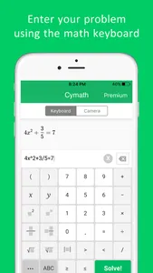 Cymath - Math Problem Solver screenshot 2