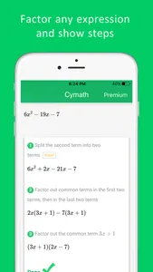 Cymath - Math Problem Solver screenshot 3