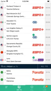 Soccer Live on TV screenshot 0