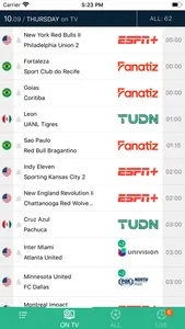 Soccer Live on TV screenshot 3