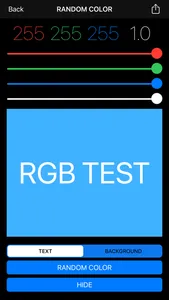 RGB Test screenshot 1