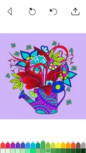 Flower Coloring Book Games screenshot 4