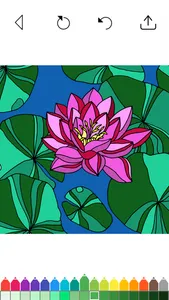 Flower Coloring Book Games screenshot 6