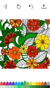 Flower Coloring Book Games screenshot 8