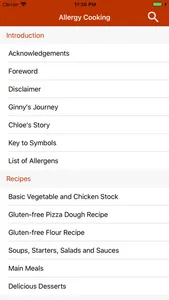 Allergy Cooking screenshot 0
