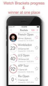 Bracket - Tournament Builder for Sports screenshot 0