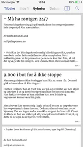 Altaposten eAvis screenshot 2