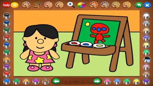 Kid's Stuff Coloring Book screenshot 1