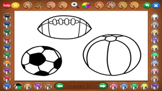 Kid's Stuff Coloring Book screenshot 2