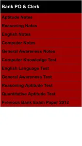 Bank PO & Clerk Preparation screenshot 0