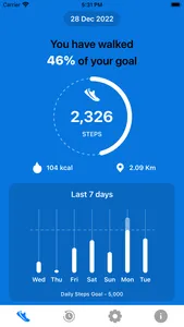 Pedometer - Fitness Tracker screenshot 1