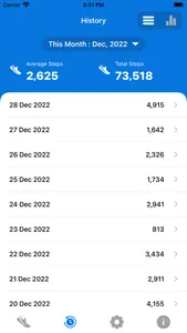 Pedometer - Fitness Tracker screenshot 2