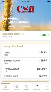 Community State Bank Mobile screenshot 2