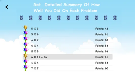 Multiplication Fact Workout screenshot 3