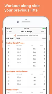 Liftoff - Workout Log screenshot 1