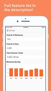 Liftoff - Workout Log screenshot 3