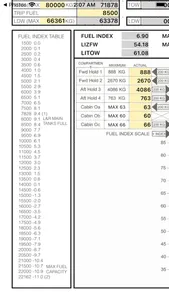 B738 LOADSHEET T&B 189 3z PAX screenshot 3