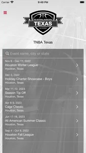 TNBA Texas screenshot 0