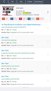 Backlink Tool - SEO Link Building Research & Analysis screenshot 1