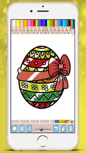 Easter chocolates picture book - paint Raster eggs bunnies coloring game kids screenshot 4