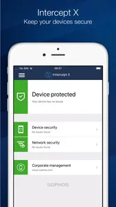 Sophos Intercept X for Mobile screenshot 1