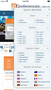 mConferences Medical Events screenshot 2