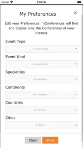 mConferences Medical Events screenshot 3