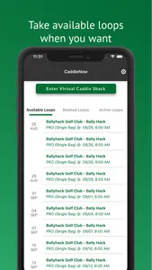 CaddieNow screenshot 1