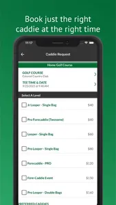 CaddieNow screenshot 2