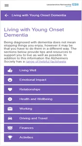 Young Onset Dementia (YOD) screenshot 1