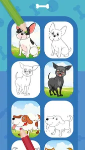 Dogs Coloring Book Collection screenshot 2