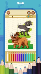 Dogs Coloring Book Collection screenshot 4