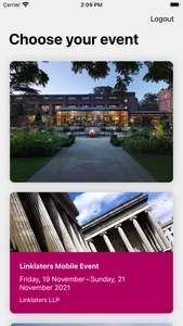 Linklaters Events screenshot 1