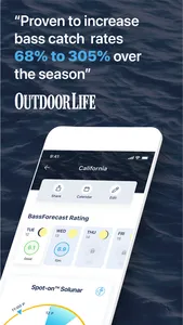 BassForecast: Bass Fishing App screenshot 1