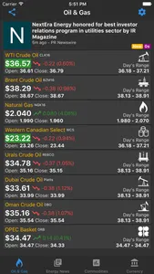 Oil Price Live screenshot 0