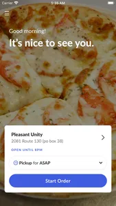 Pleasant Unity Pizza screenshot 1