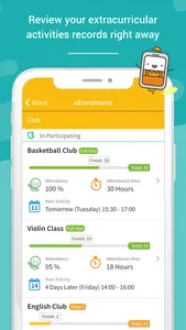 eClass Student App screenshot 4