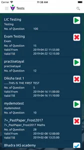 Conduct Exam screenshot 2