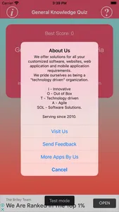 General Knowledge Quiz screenshot 3
