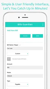 Bills Guardian - Bill Keeper, Reminder & Tracker screenshot 3