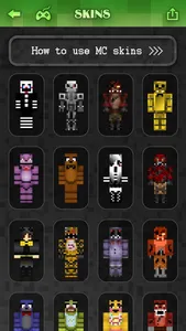 Best FNAF Skins Collection - FREE Skin Creator for MineCraft Pocket Edition screenshot 1