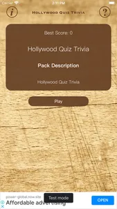 Hollywood Quiz Trivia screenshot 1