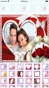 Love photo frames create cards screenshot 4