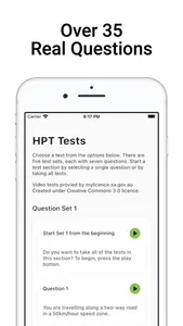 HPT Real Test Questions Lite screenshot 1