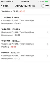 JLJ Time Sheets screenshot 1